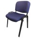 Silla de Visita Allegro sin Brazos en Tela Mini Color Azul Marino