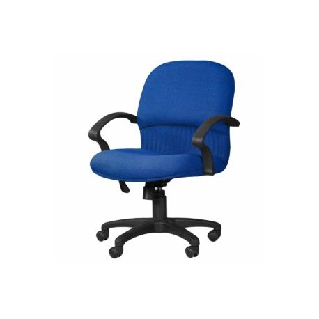 Silla Semi Ejecutiva Etna Tela Mini Azul Eléctrico