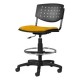 Silla Cajero Brecia Tela Mini Color Amarillo