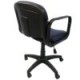 Silla Operativa Industrial Polurietano Negro con Regaton
