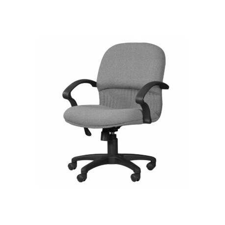 Silla Semi Ejecutiva Etna Tela Mini Acero