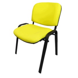 Silla de Visita Allegro sin Brazos en Tela Mini Color Verde Manzano