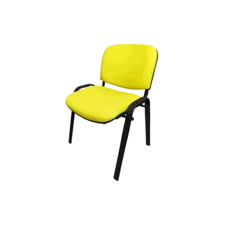 Silla de Visita Allegro sin Brazos en Tela Mini Color Verde Manzano