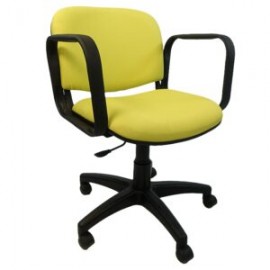 Silla Operativa Allegro con Brazos en Tela Mini Color Verde Manzana