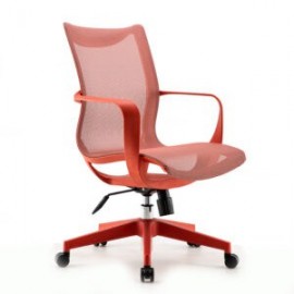 Silla Semi-Ejecutiva S77 Mesh Rojo