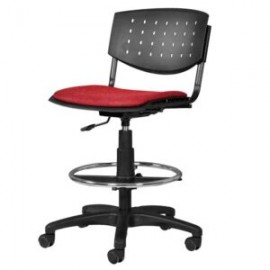 Silla Cajero Brecia Tela Mini Rojo