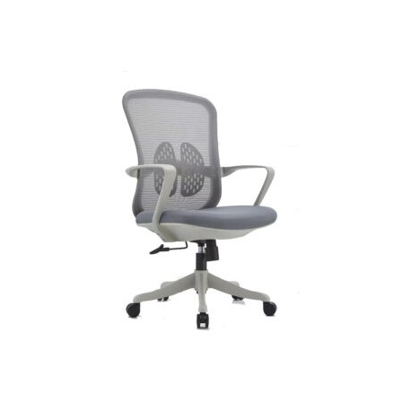 Silla Operativa Organic Mesh y Tela Gris