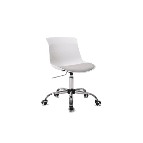 Silla Operativa Eames Acolchonada Color Blanco