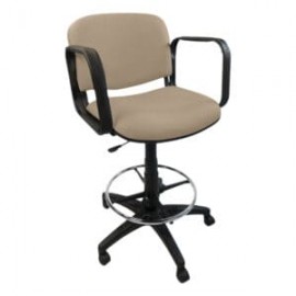 Silla Cajero Allegro con Brazos en Tela Adison Color Mist