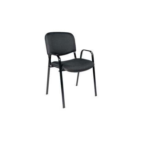 Silla de Visita con Brazos Genova Mini Negro