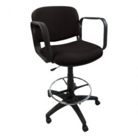 Silla Cajero Allegro con Brazos en Tela Stella Color Oxford