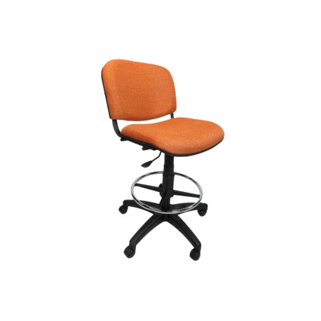 Silla Cajero Allegro sin Brazos en Rela Addison Color Naranja