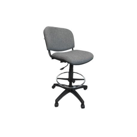 Silla Cajero Allegro sin Brazos en Tela Addison Color Gris