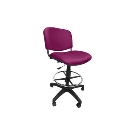 Silla Cajero Allegro Sin Brazos en Tela Adison Color Fiusha