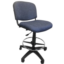 Silla Cajero Allegro Sin Brazos en Tela Addison Color Plumbago