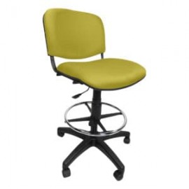 Silla Cajero Allegro Sin Brazos en Tela Adison Color Pera