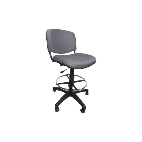 Silla Cajero Allegro Sin Brazos en Tela Adison Color Plata