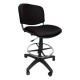 Silla Cajero Allegro Sin Brazos en Tela Adison Color Plomo