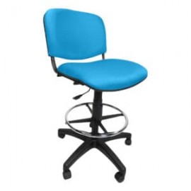 Silla Cajero Allegro Sin Brazos en Tela Adison Color Turqueza