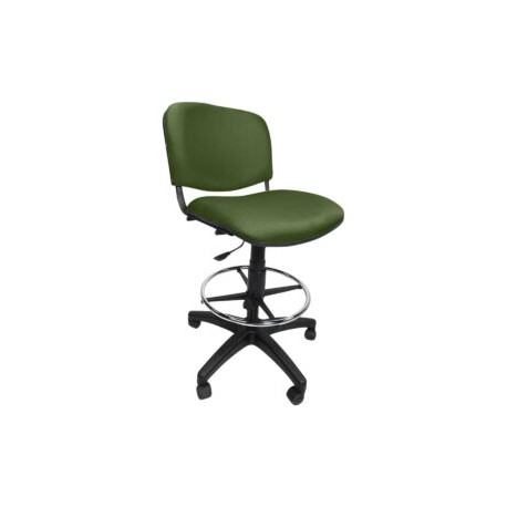 Silla Cajero Allegro Sin Brazos en Tela Adison Color Verde Hoja