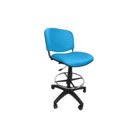 Silla Cajero Allegro Sin Brazos en Tela Adison Color Turqueza
