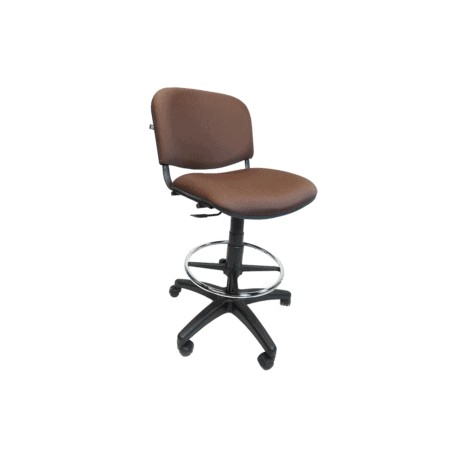 Silla Cajero Allegro sin Brazos en Tela Mini Color Café