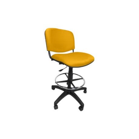 Silla Cajero Allegro Sin Brazos en Tela Mini Color Amarillo