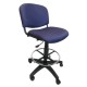 Silla Cajero Allegro sin Brazos en Tela Mini Color Azul Marino