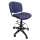 Silla Cajero Allegro sin Brazos en Tela Mini Color Azul Marino