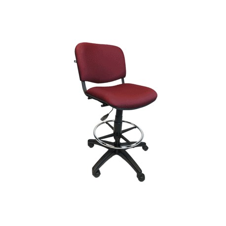 Silla Cajero Allegro sin Brazos en Tela Mini Color Ciruela