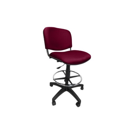 Silla Cajero Allegro Sin Brazos en Tela Mini Color Cereza