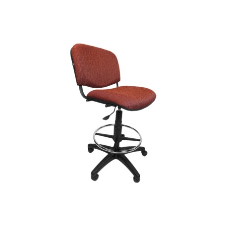 Silla Cajero Allegro Sin Brazos en Tela Stanley Color Ciruela