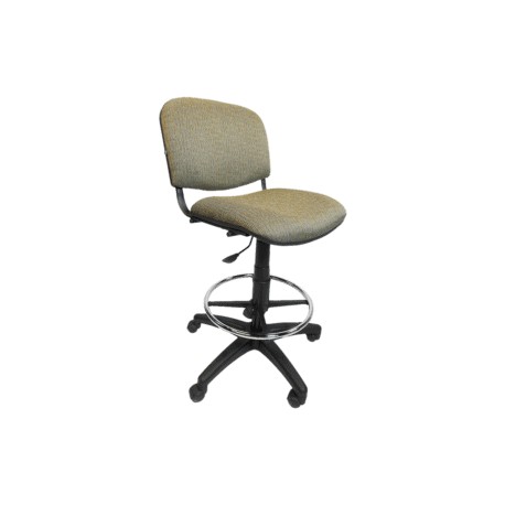Silla Cajero Allegro sin Brazos en Tela Stanley Color Verde