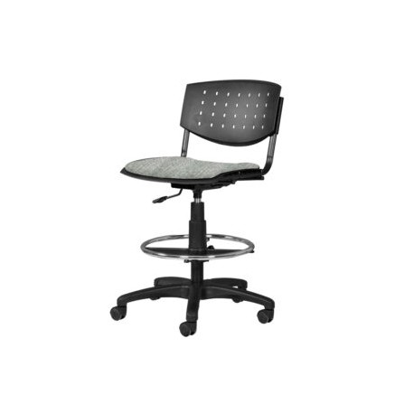 Silla Cajero Brecia Tela Addison Silver
