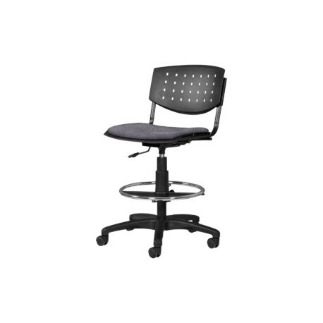 Silla Cajero Brecia Tela Adison Color Plata