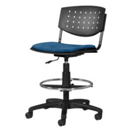 Silla Cajero Brecia Tela Stella Color Azul