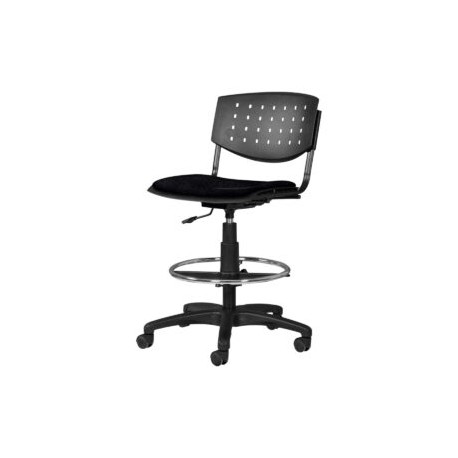 Silla Cajero Brecia Tela Stella Color negro