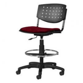 Silla Cajero Brecia Tela Stella Color Vino