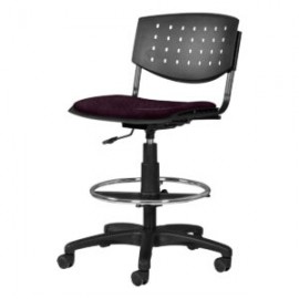 Silla Cajero Brecia Tela Stella Color Violeta