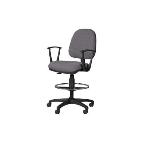 Silla Cajero Regia con Brazos 1007 Tela Adison Color Grey