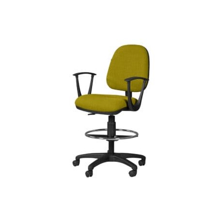 Silla Cajero Regia con Brazos 1007 Tela Mini Color Pera