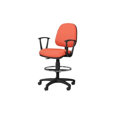 Silla Cajero Regia con Brazos 1007 Tela Mini Coral