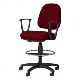 Silla Cajero Regia con Brazos 1007 Tela Stella Color Vino