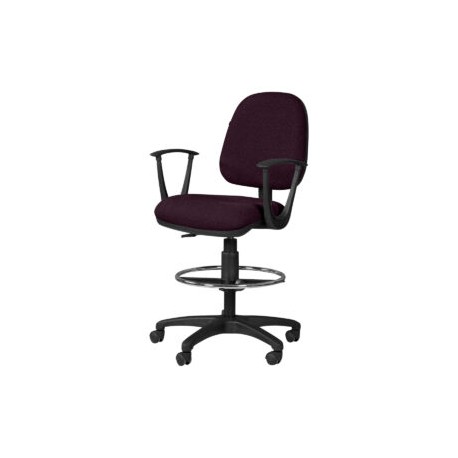 Silla Cajero Regia con Brazos 1007 Tela Stella Color Violeta