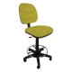 Silla Cajero sin Brazos Regia Aro Cromado 1007 Tela Adison Color Pera
