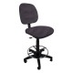 Silla Cajero sin Brazos Regia Aro Cromado 1007 Tela Adison Color Plata