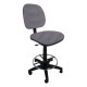 Silla Cajero sin Brazos Regia Aro Cromado 1007 Tela Adison Color Plata