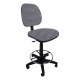Silla Cajero sin Brazos Regia Aro Cromado 1007 Tela Adison Color Plata