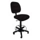 Silla Cajero sin Brazos Regia Aro Cromado 1007 Tela Adison Color Plomo
