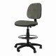 Silla Cajero Tiempo sin Brazos Aro Cromado 3507 Tela Mini Acero
